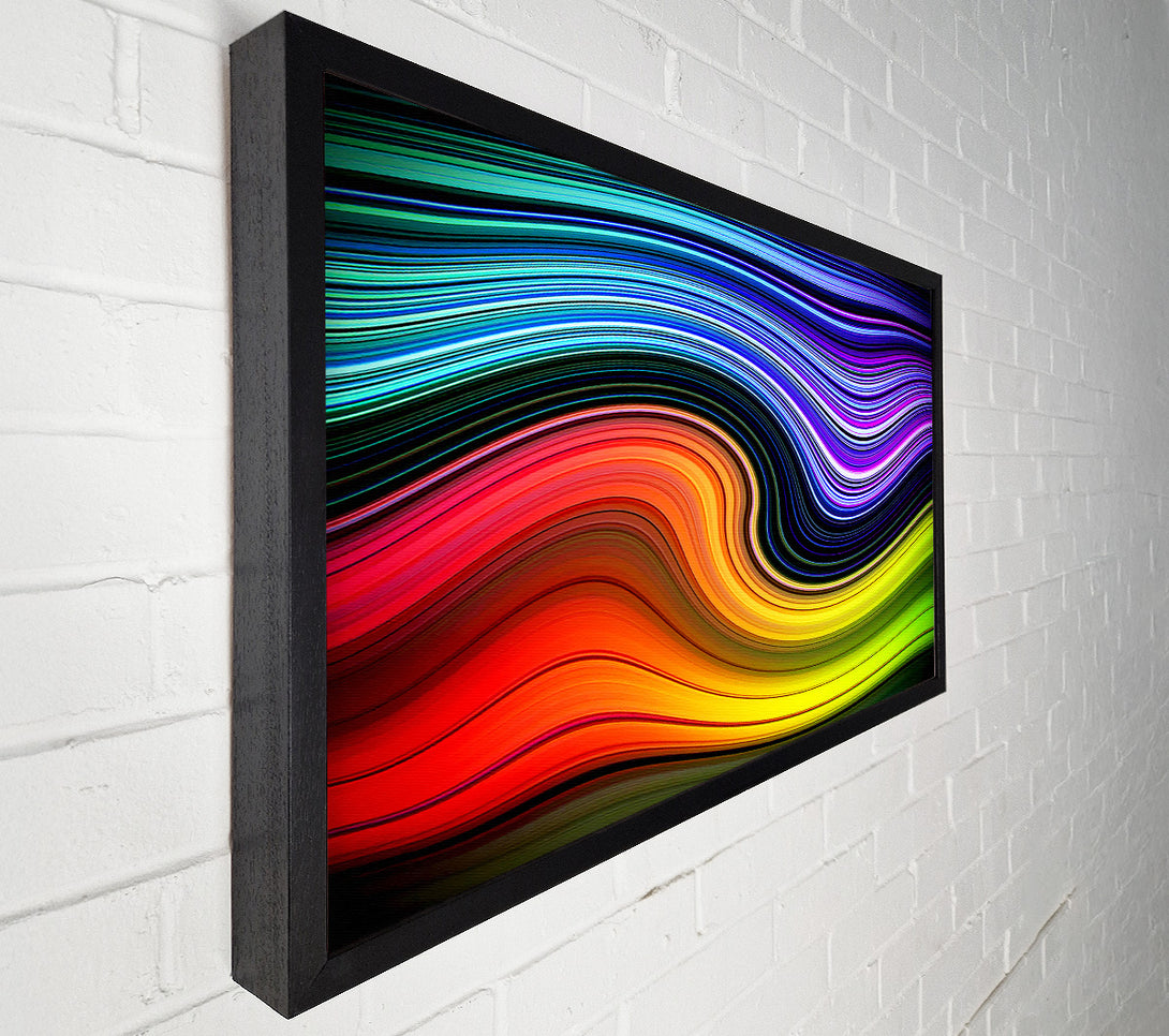  A Canvas Print of Rainbow Flow Canvas Art