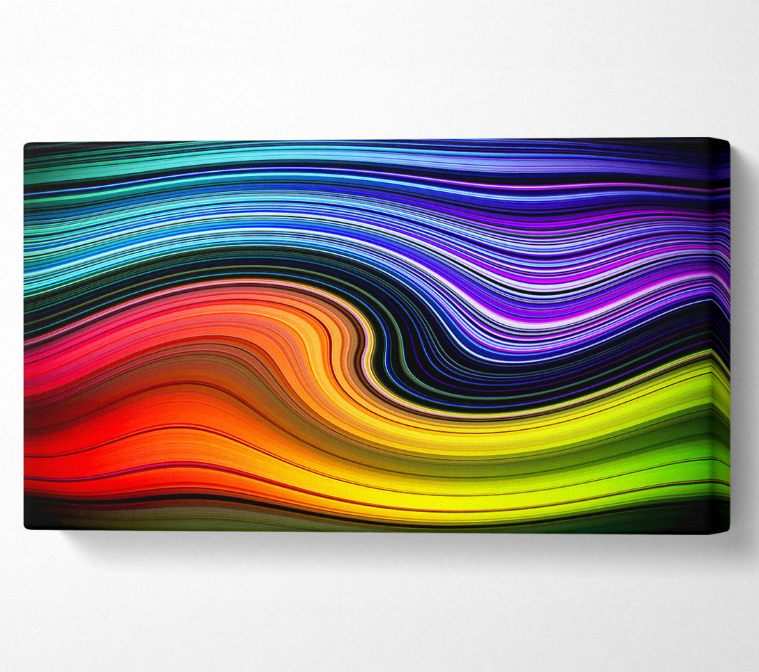  A Canvas Print of Rainbow Flow Canvas Art