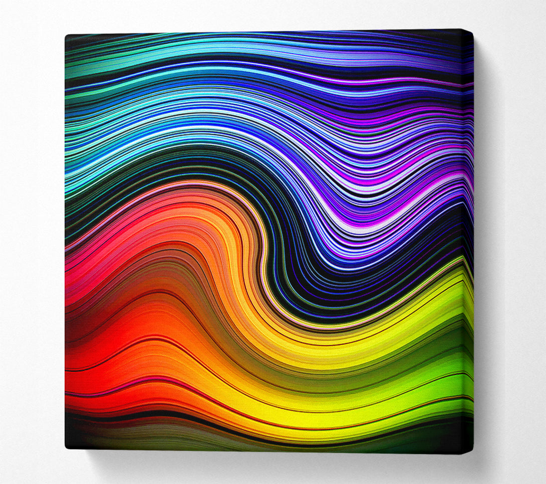  A Canvas Print of Rainbow Flow Canvas Art