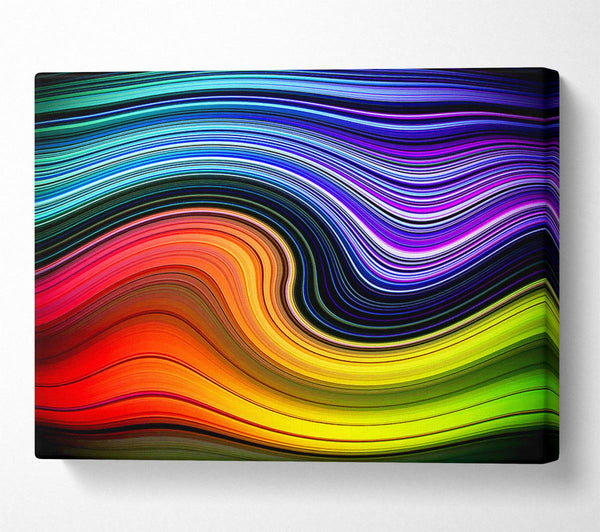  A Canvas Print of Rainbow Flow Canvas Art