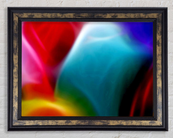 Rainbow Hills Framed Print