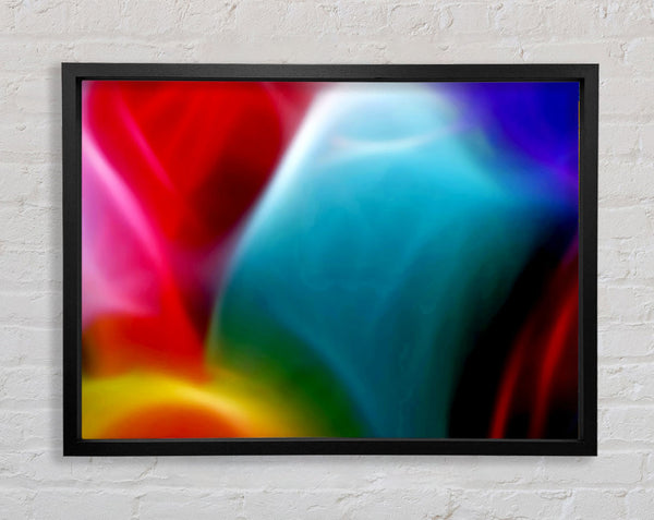 Rainbow Hills Framed Print