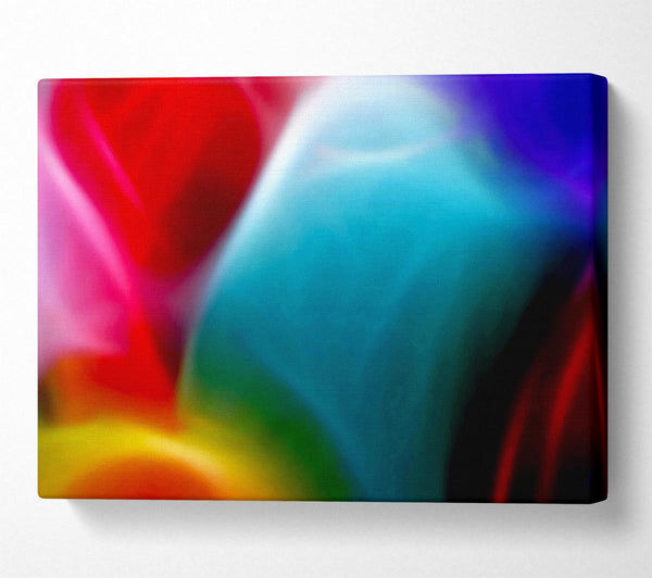  A Canvas Print of Rainbow Hills Canvas Print