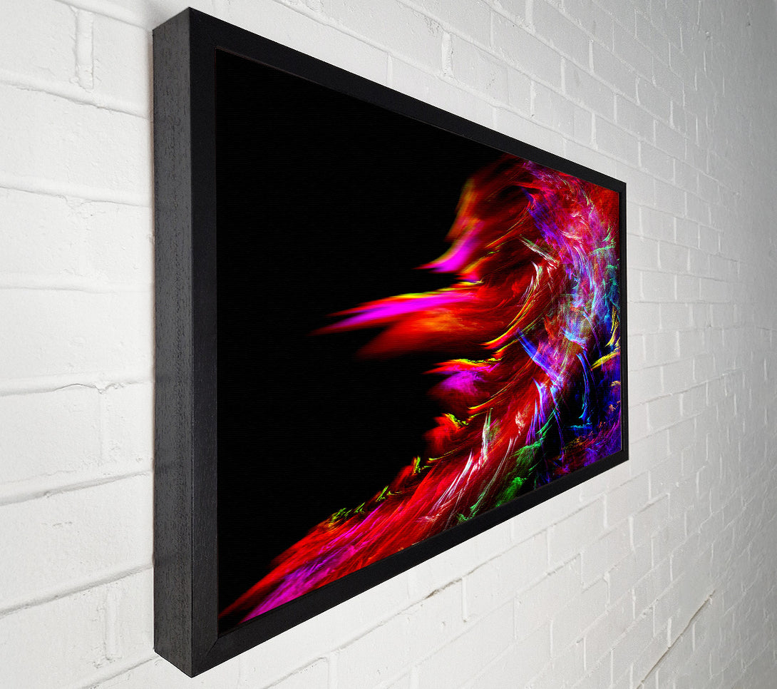  A Canvas Print of Rainbow Inferno Canvas Art