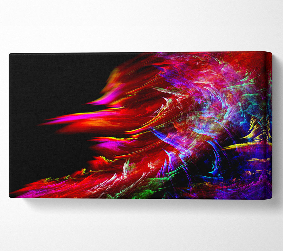  A Canvas Print of Rainbow Inferno Canvas Art