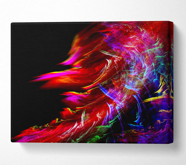  A Canvas Print of Rainbow Inferno Canvas Art