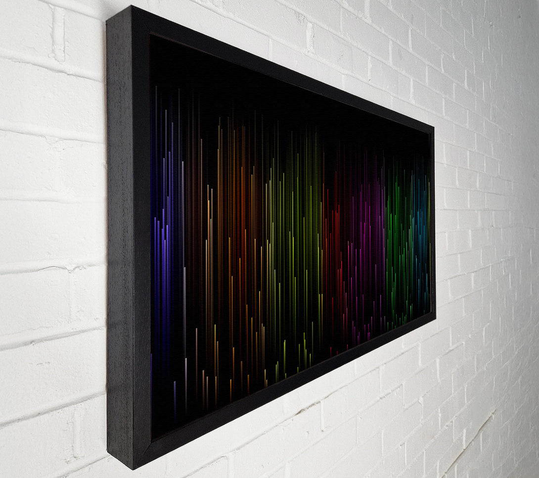  A Canvas Print of Rainbow Lines Canvas Wall Art