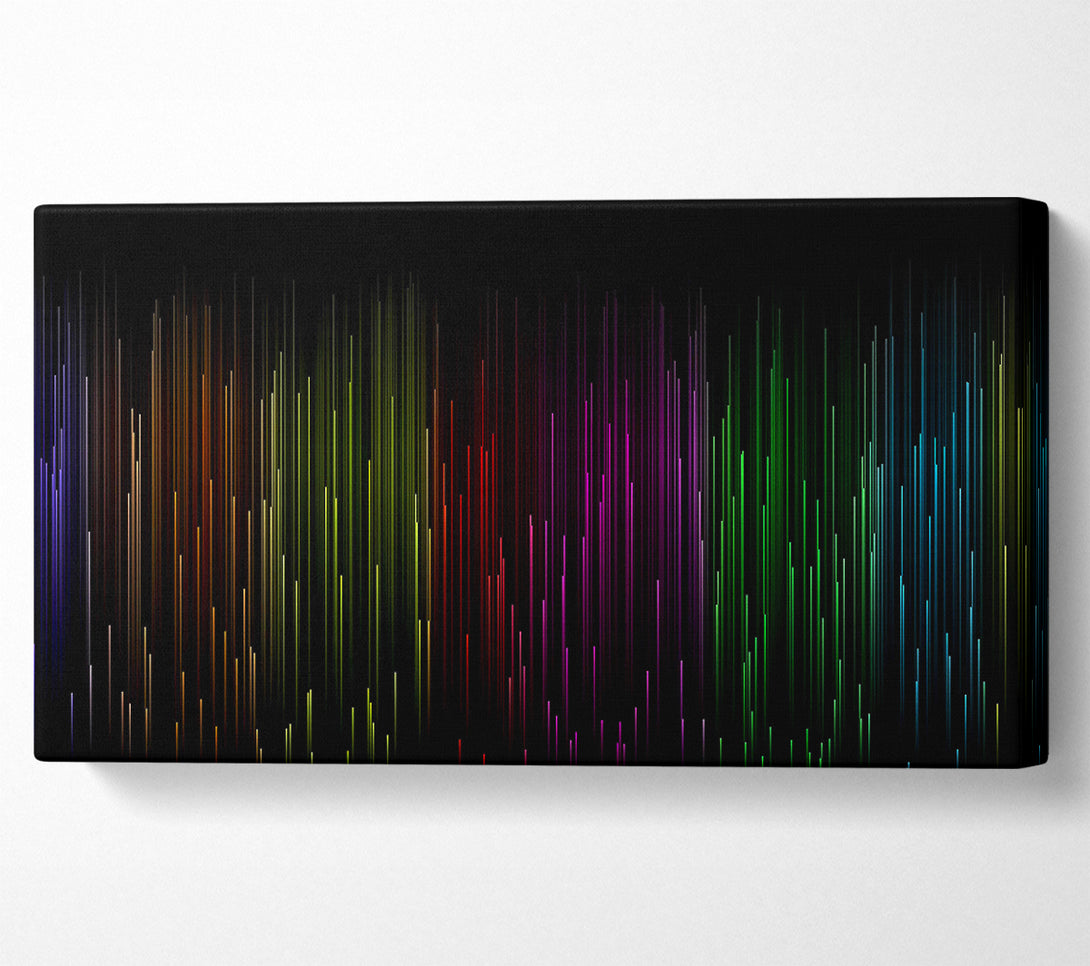  A Canvas Print of Rainbow Lines Canvas Wall Art