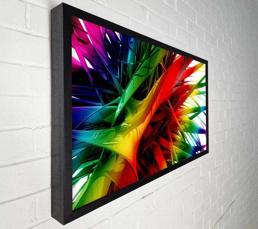  A Canvas Print of Rainbow Maze Canvas Art