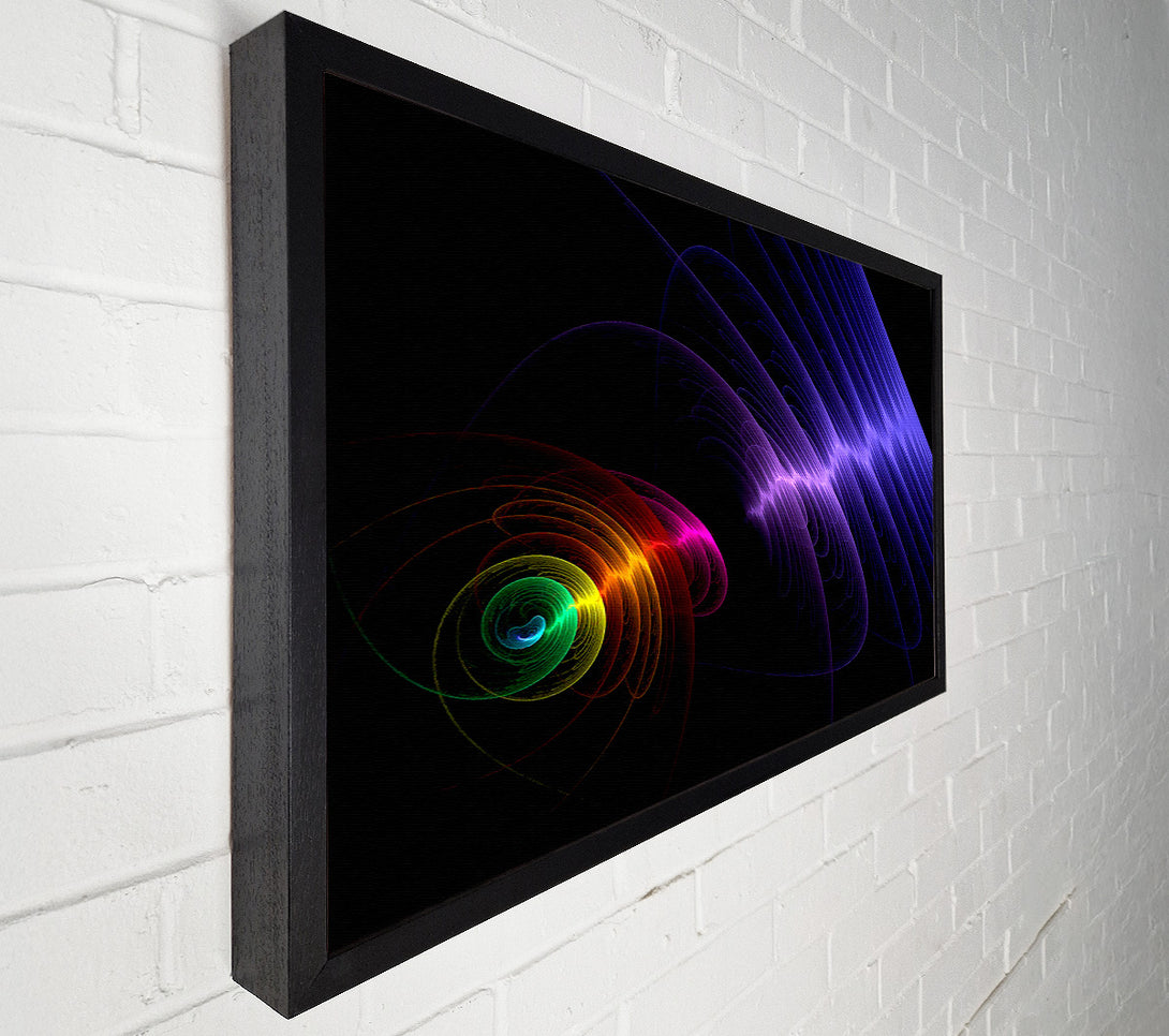  A Canvas Print of Rainbow Ripple Canvas Print