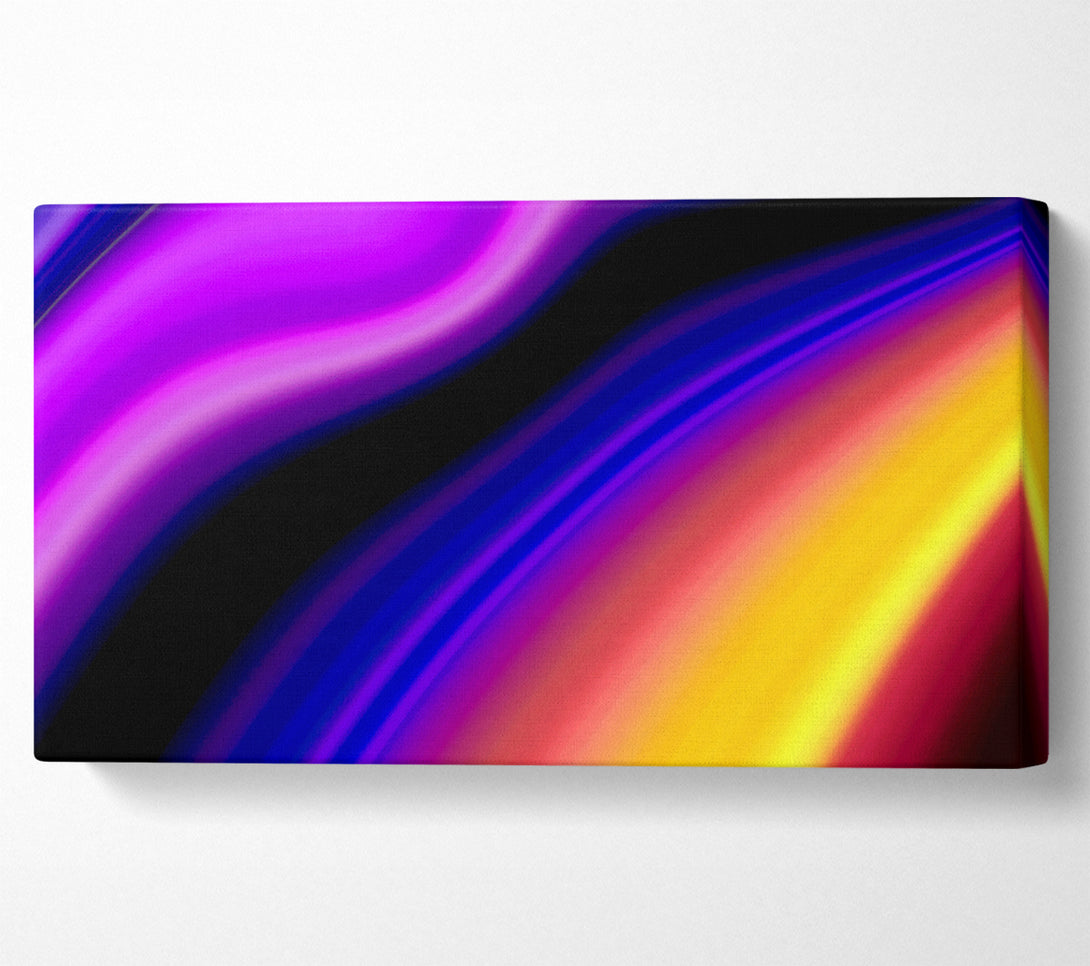  A Canvas Print of Rainbow Smears Canvas Print