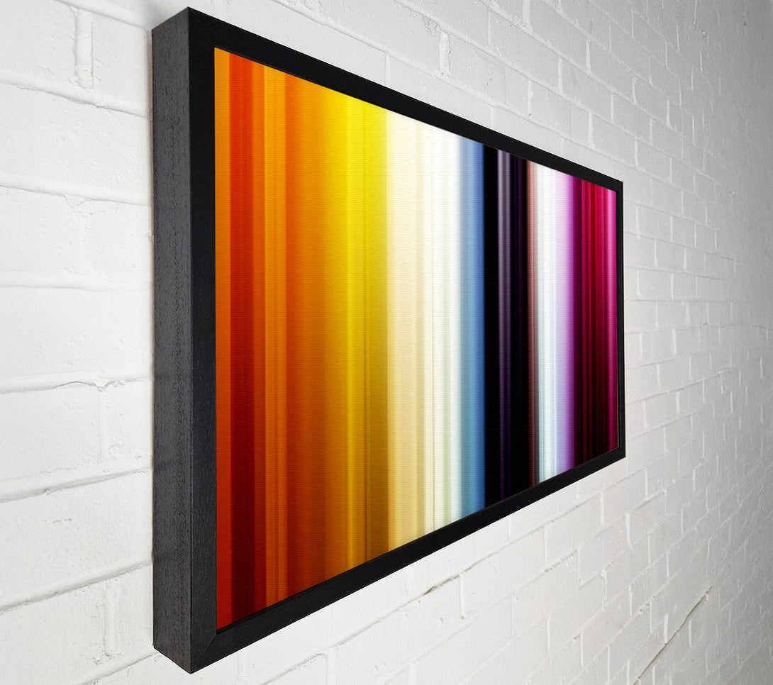  A Canvas Print of Rainbow Stripes Canvas Wall Art