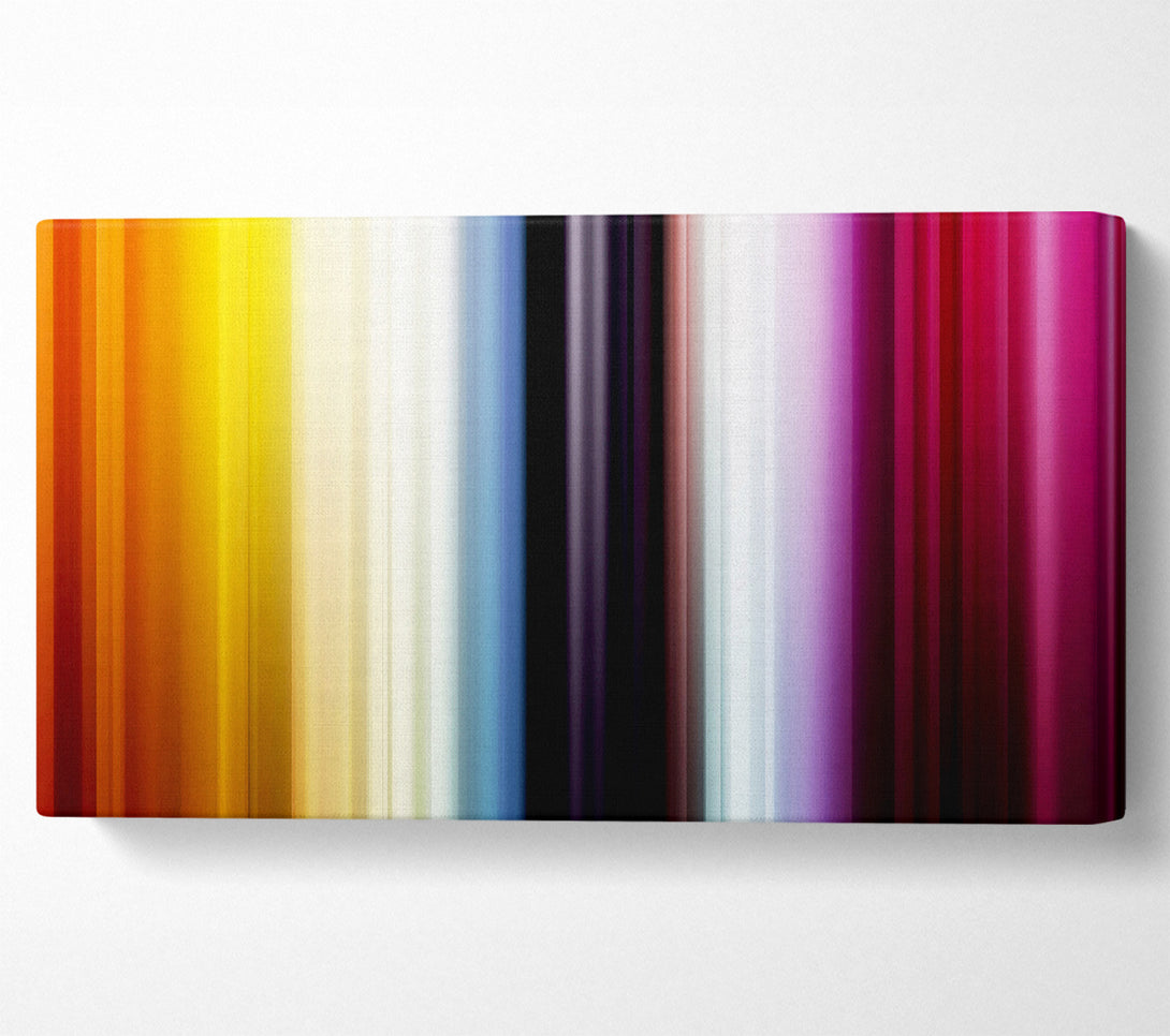  A Canvas Print of Rainbow Stripes Canvas Wall Art