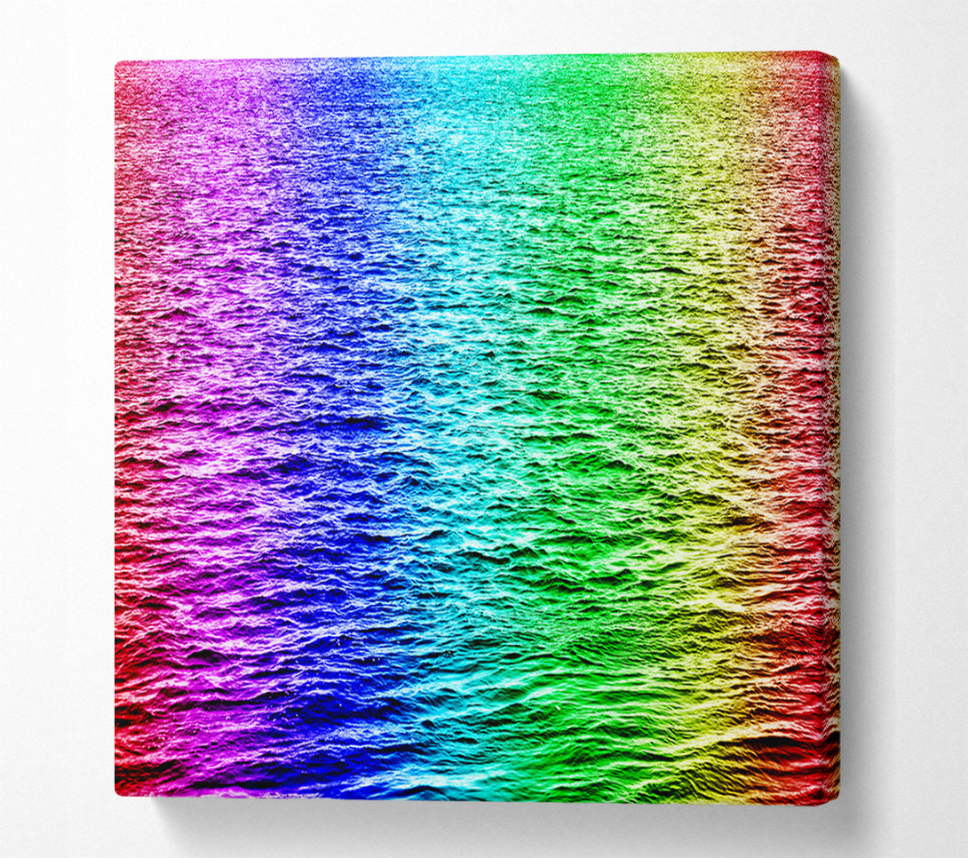  A Canvas Print of Rainbow Waters Canvas Art