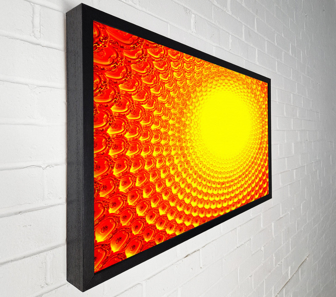  A Canvas Print of Rays Of The Golden Sun Canvas Wall Art