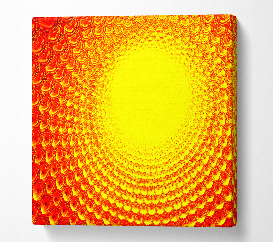  A Canvas Print of Rays Of The Golden Sun Canvas Wall Art