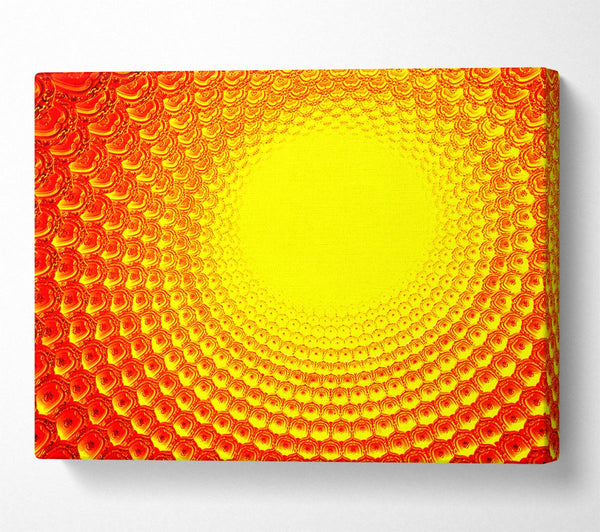  A Canvas Print of Rays Of The Golden Sun Canvas Wall Art