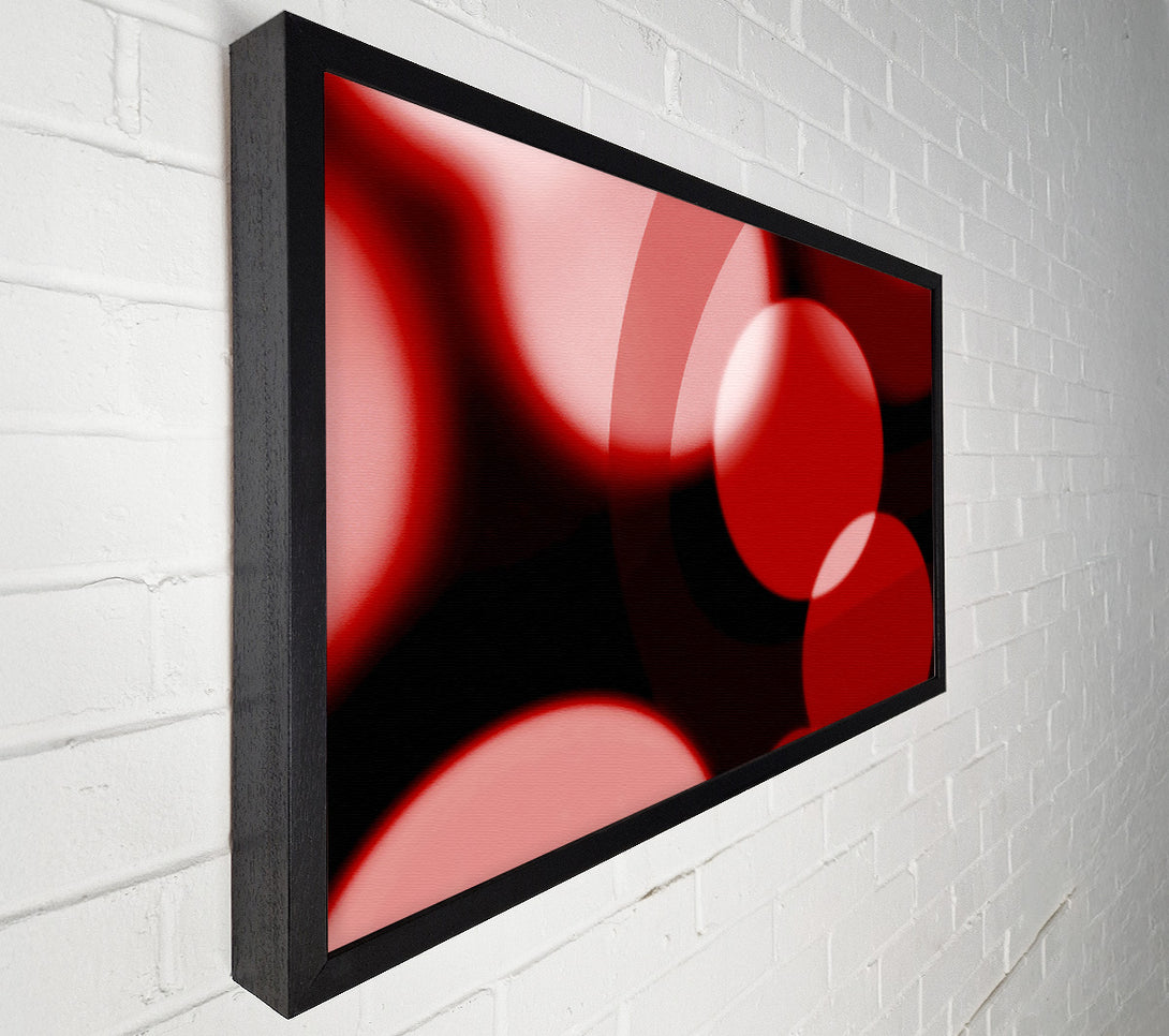  A Canvas Print of Red Disco Lights Canvas Art