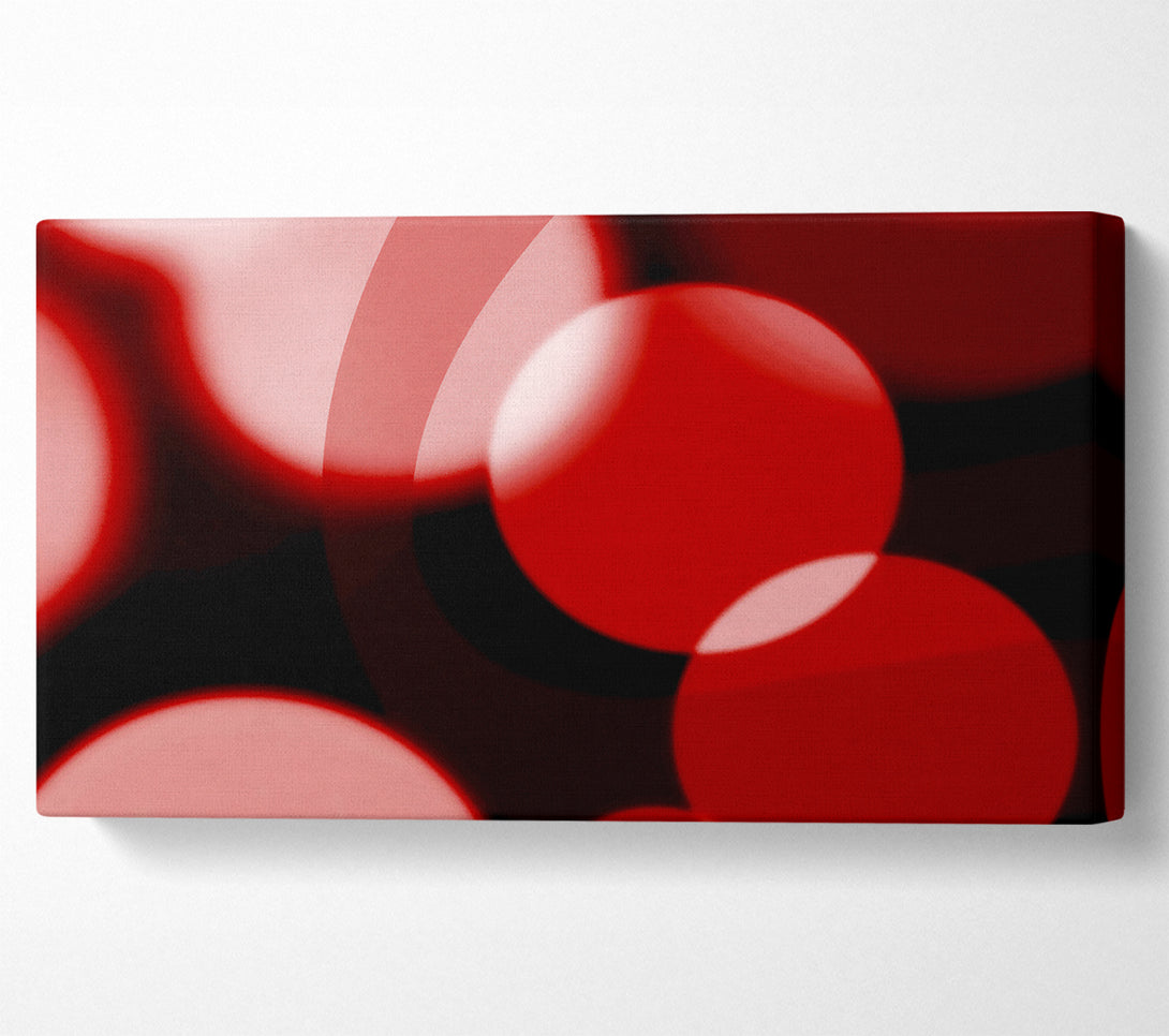  A Canvas Print of Red Disco Lights Canvas Art