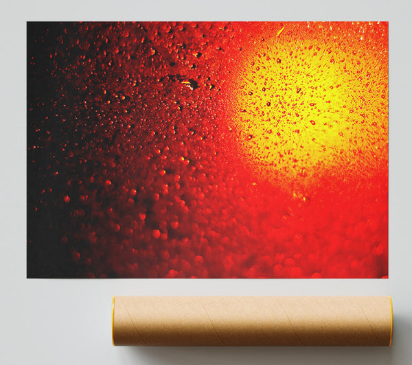 Red Drops Print