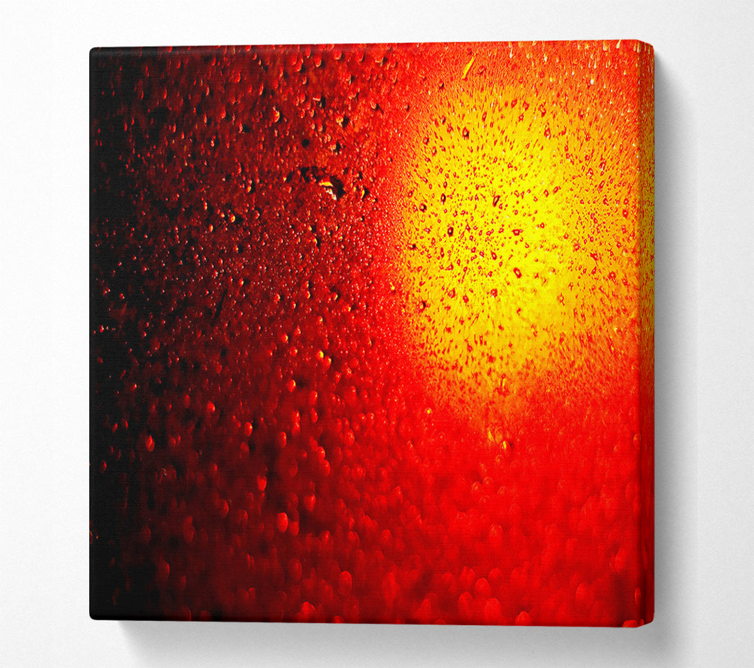  A Canvas Print of Red Drops Canvas Print