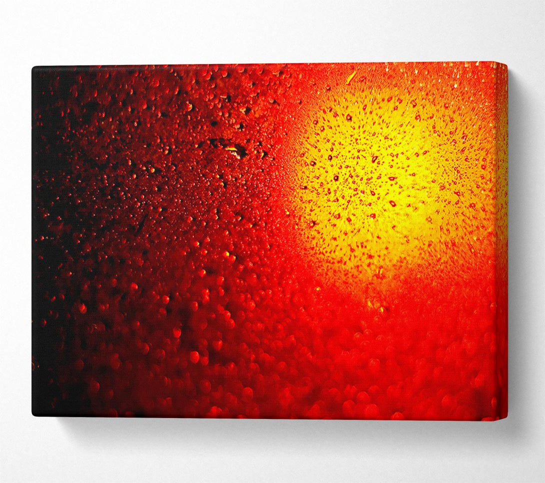  A Canvas Print of Red Drops Canvas Print