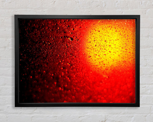 Red Drops Framed Print