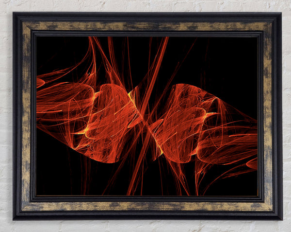 Red Emergance Framed Print