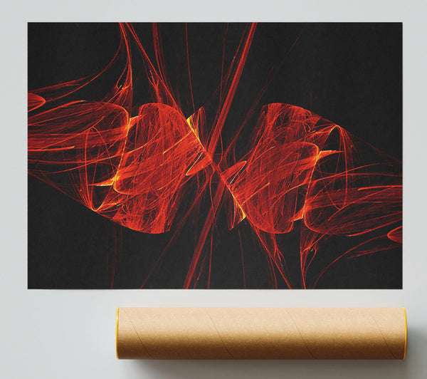 Red Emergance Giclee Print