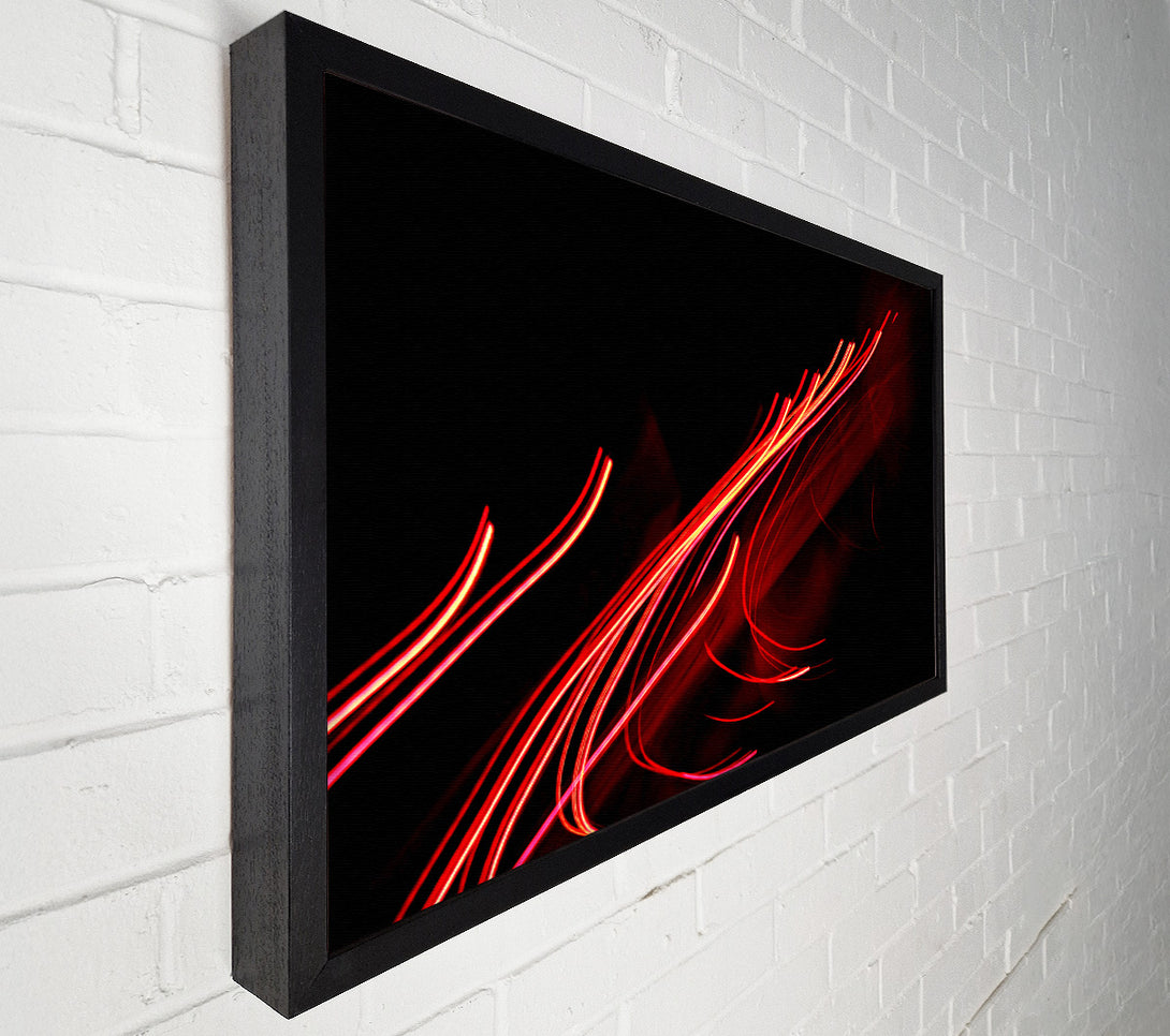  A Canvas Print of Red Flow Canvas Print