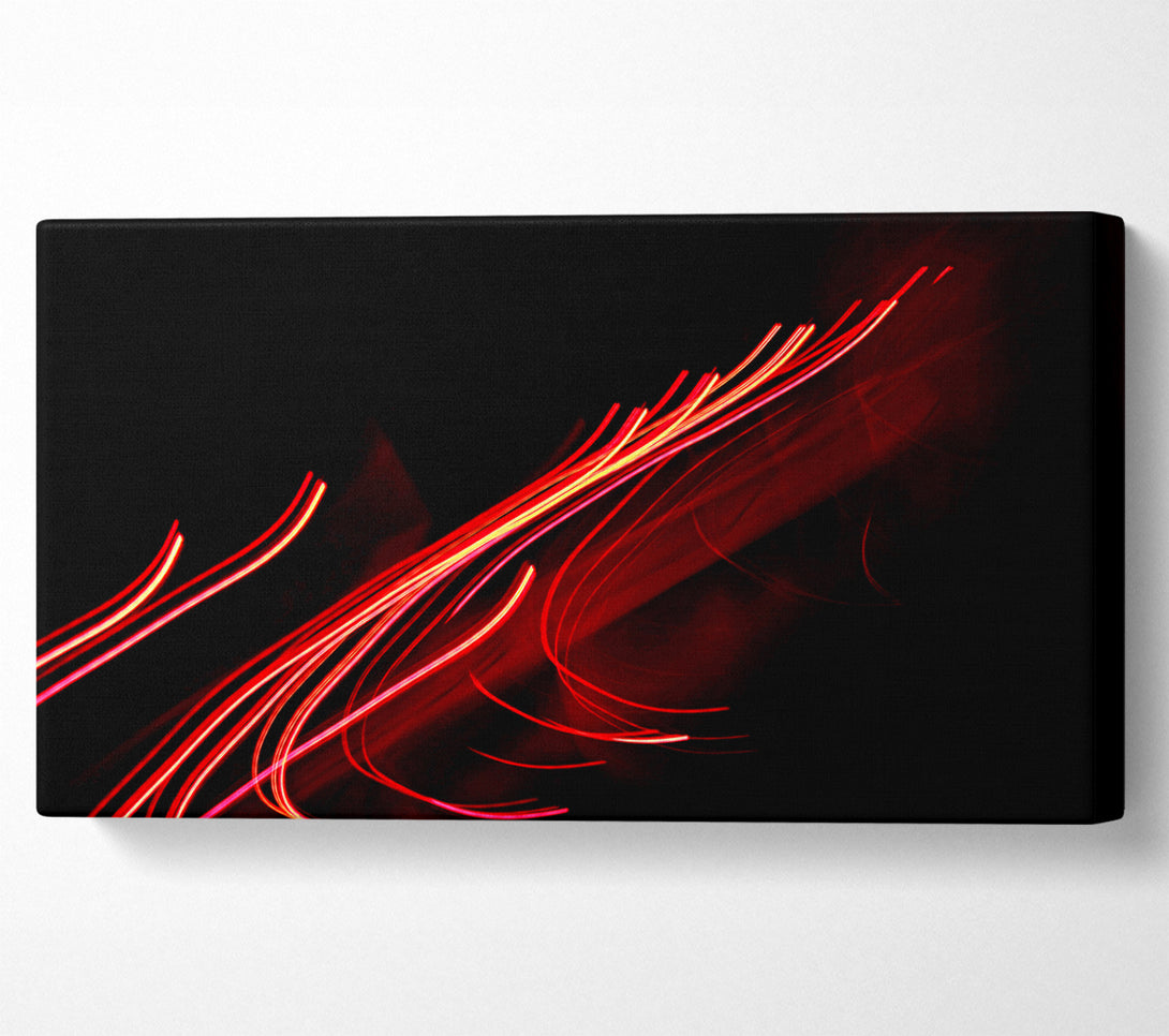  A Canvas Print of Red Flow Canvas Print