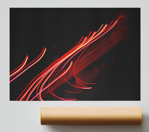 Red Flow Poster