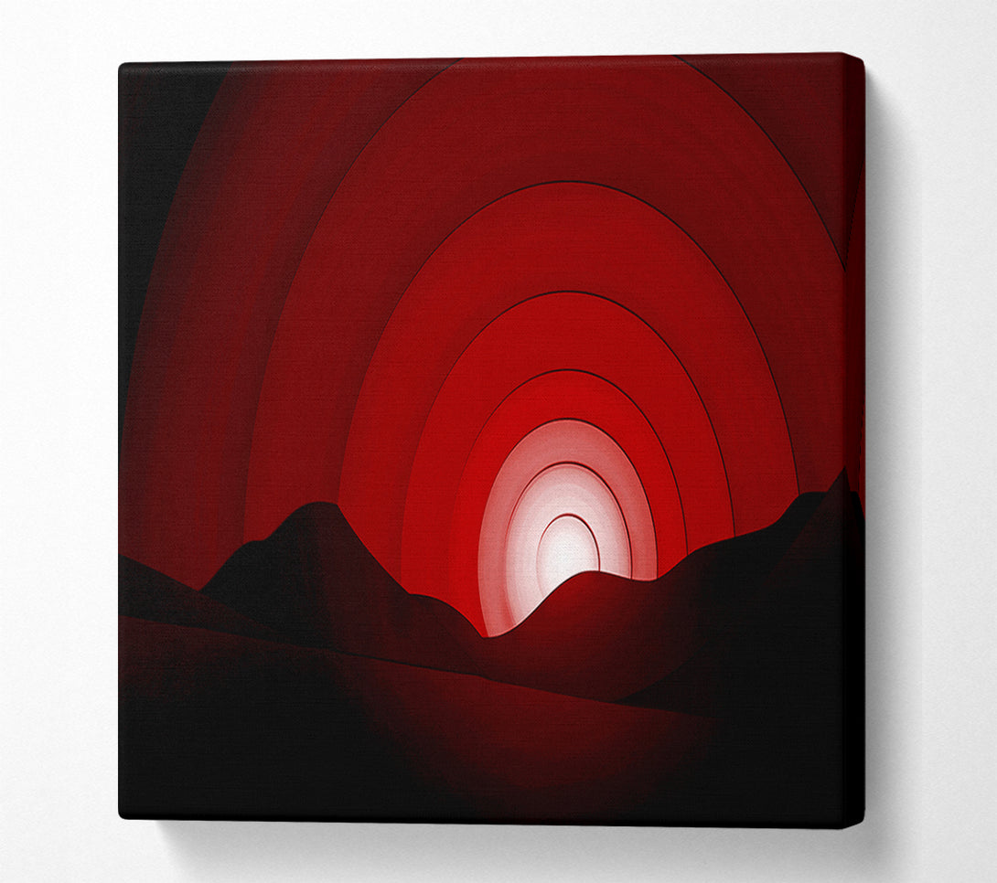  A Canvas Print of Red Horizion Canvas Wall Art