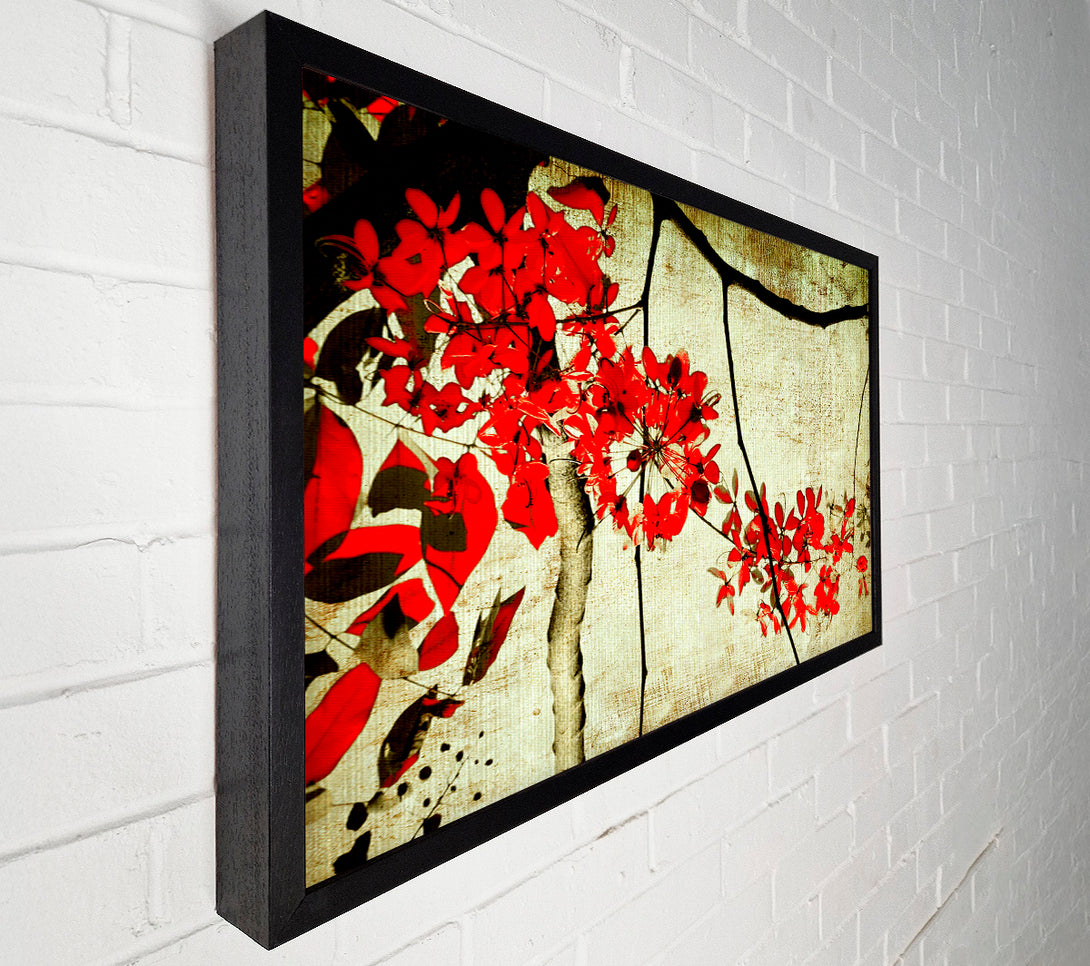  A Canvas Print of Red Leaf Skies Canvas Wall Art