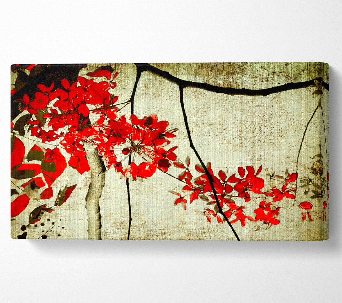  A Canvas Print of Red Leaf Skies Canvas Wall Art