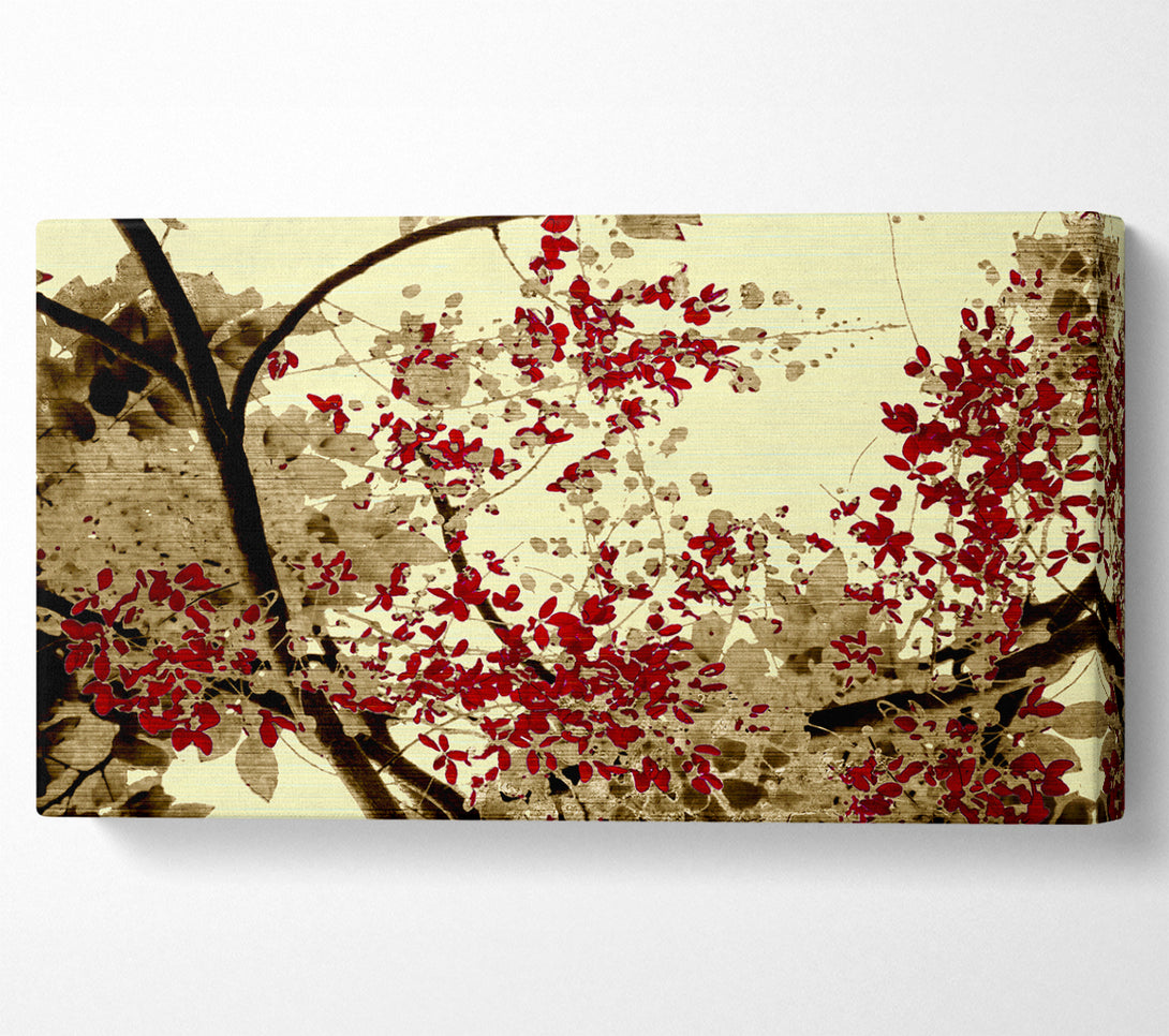  A Canvas Print of Red Leaves Of The Bay Canvas Art
