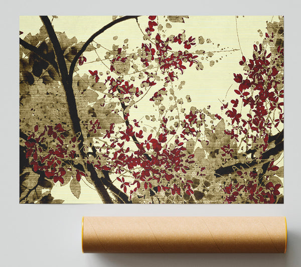 Red Leaves Of The Bay Giclee Print