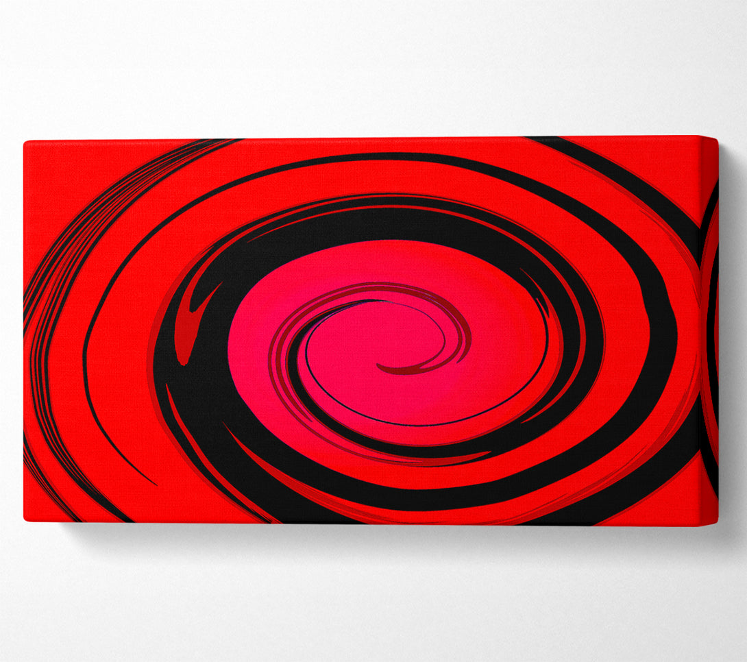  A Canvas Print of Red Liquid Swirl Canvas Wall Art