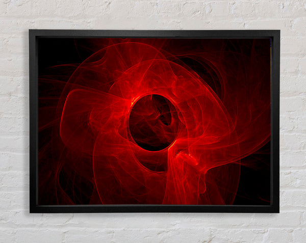 Red Planet Smoke Framed Print