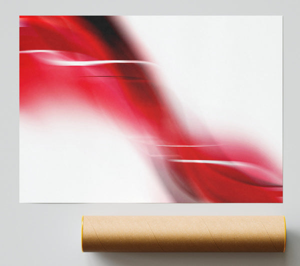 Red Rapid Giclee Print