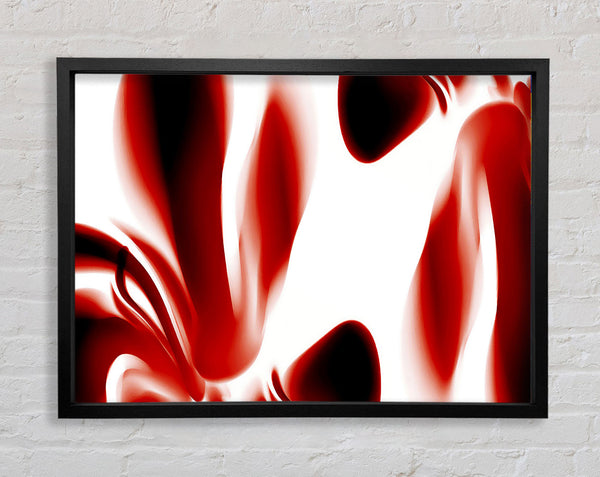 Red Raspberry Ripple Framed Print