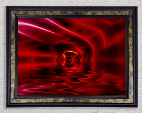 Red River Cavern Framed Print