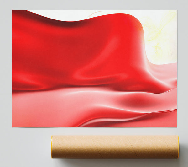 Red Silk Giclee Print