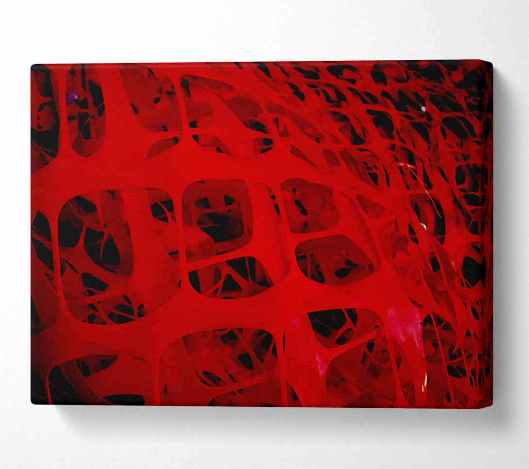  A Canvas Print of Red Squares Canvas Art