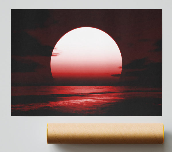 Red Sun Glory Poster