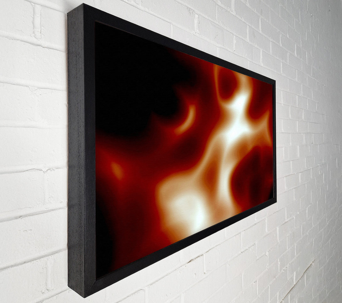  A Canvas Print of Red Whirl Canvas Wall Art