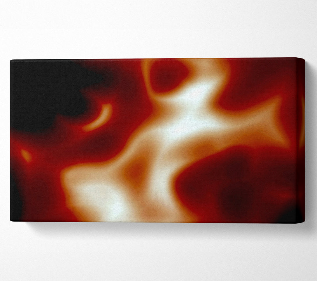  A Canvas Print of Red Whirl Canvas Wall Art