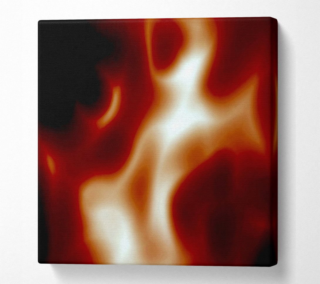  A Canvas Print of Red Whirl Canvas Wall Art