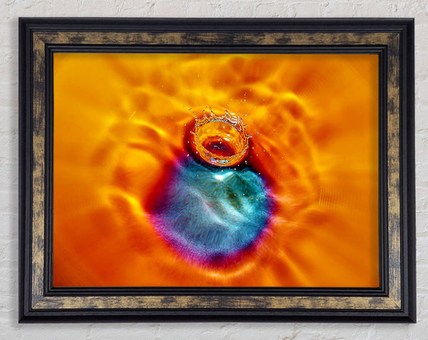 Ripple Slash Framed Print