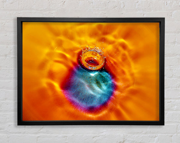 Ripple Slash Framed Print